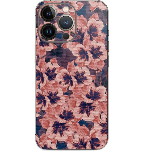 Dark Tapestry Floral iPhone 14 Pro Skin